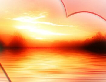 romantischer Sonnenaufgang