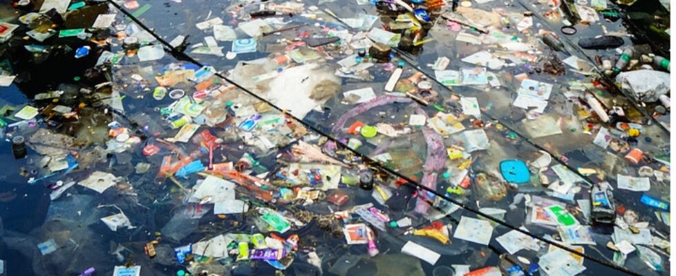 Abfall im Wasser