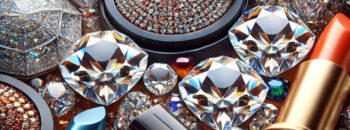 Lippenstift und Diamanten