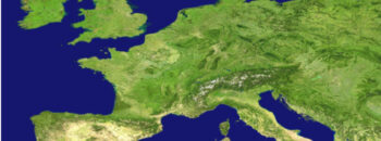 Ausschnitt Europa Karte