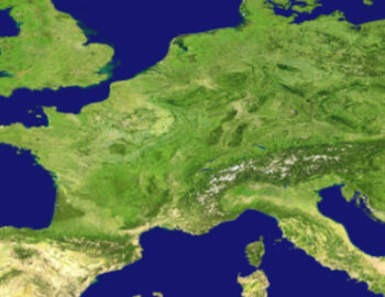 Ausschnitt Europa Karte